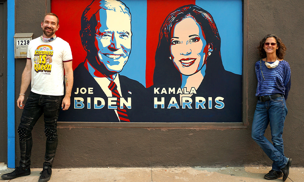 Biden/Harris Mural