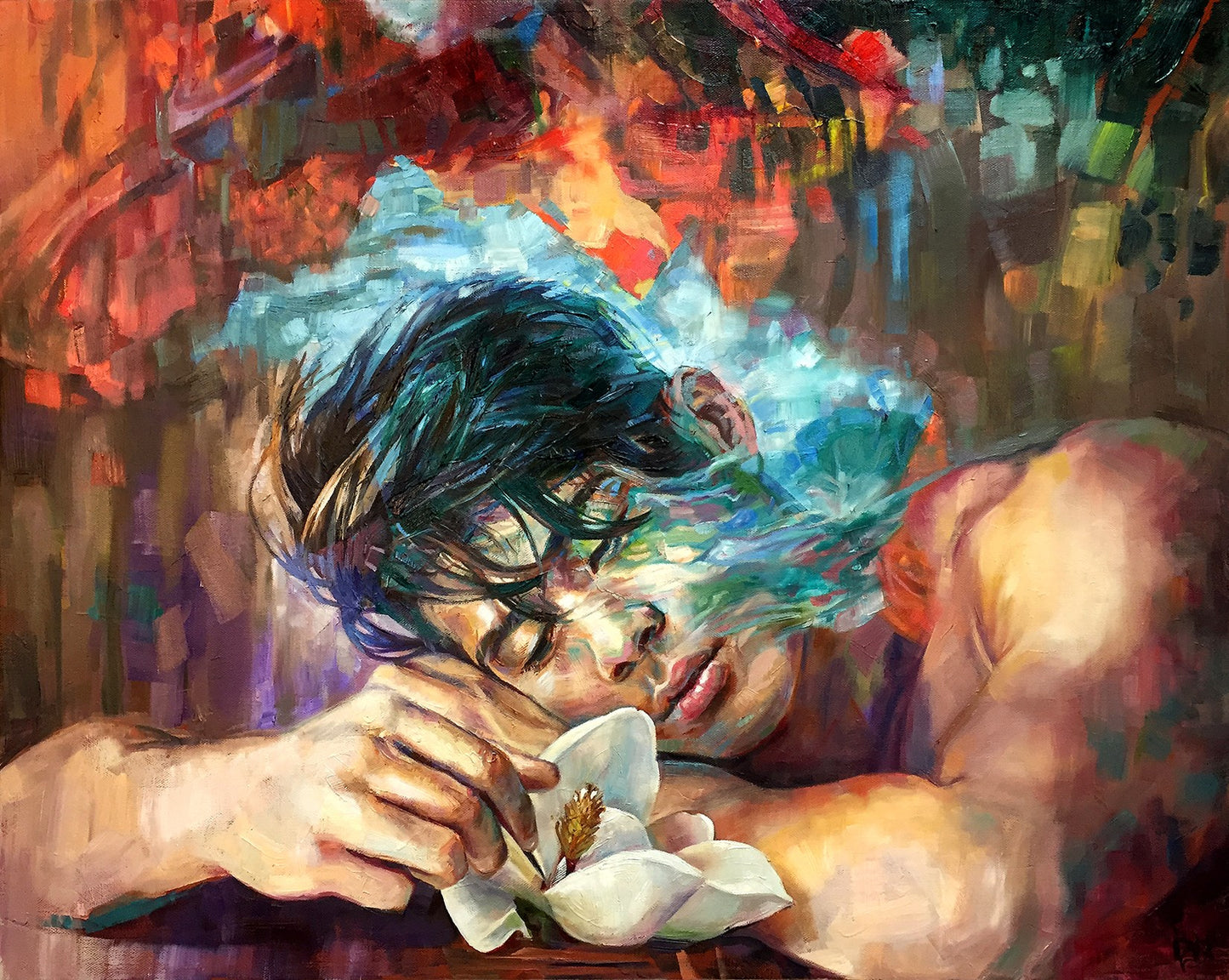 Time Stands Still painting - Paul Richmond Studio