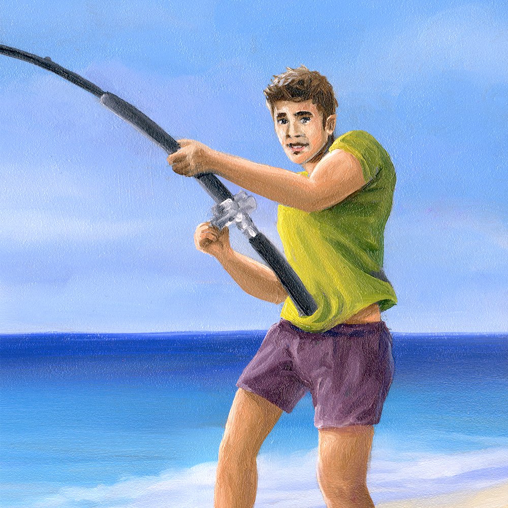 Catch of the Day print - Paul Richmond Studio