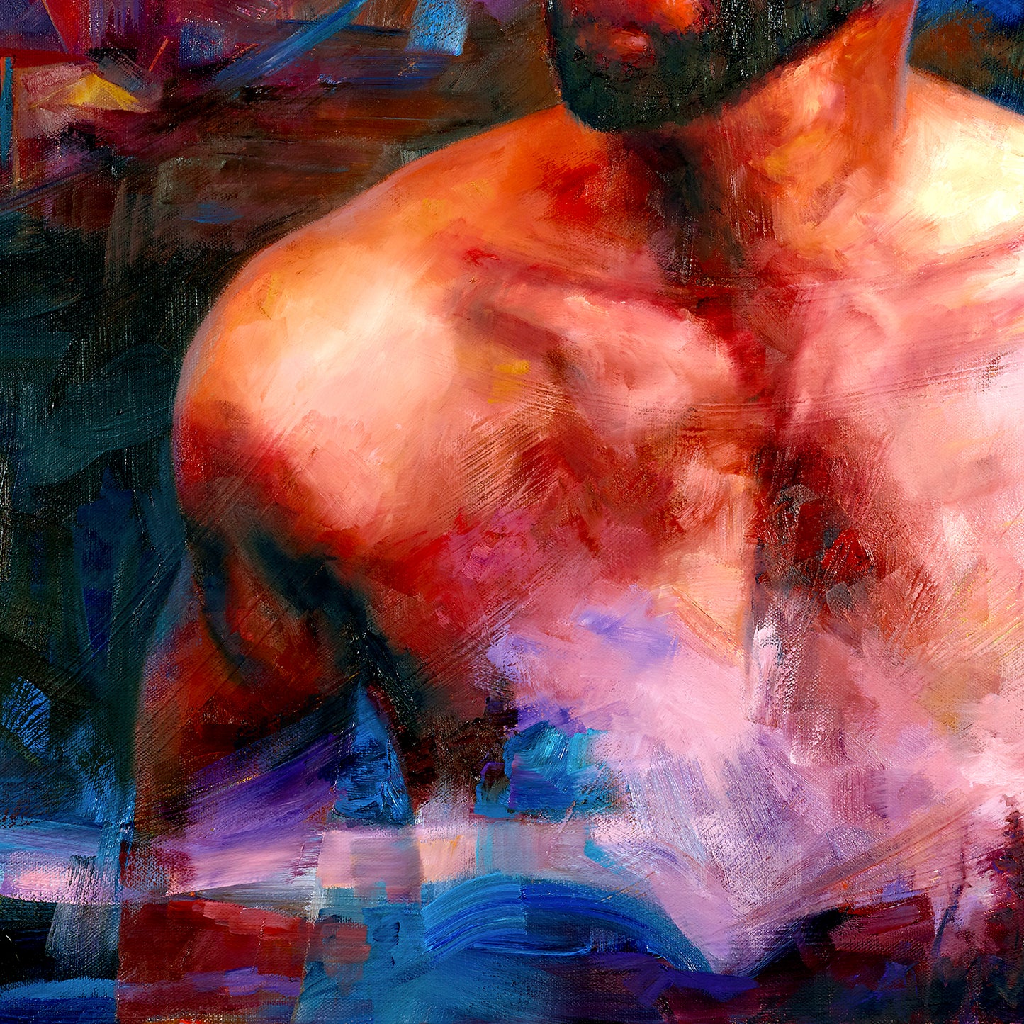 Echoes painting - Paul Richmond Studio