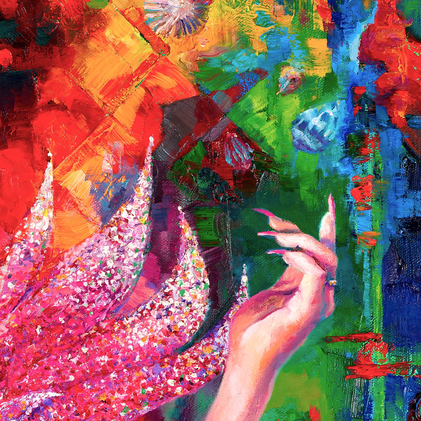 Light the Sky painting - Paul Richmond Studio