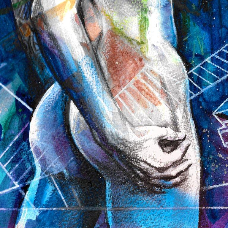 Where To Go painting - Paul Richmond Studio