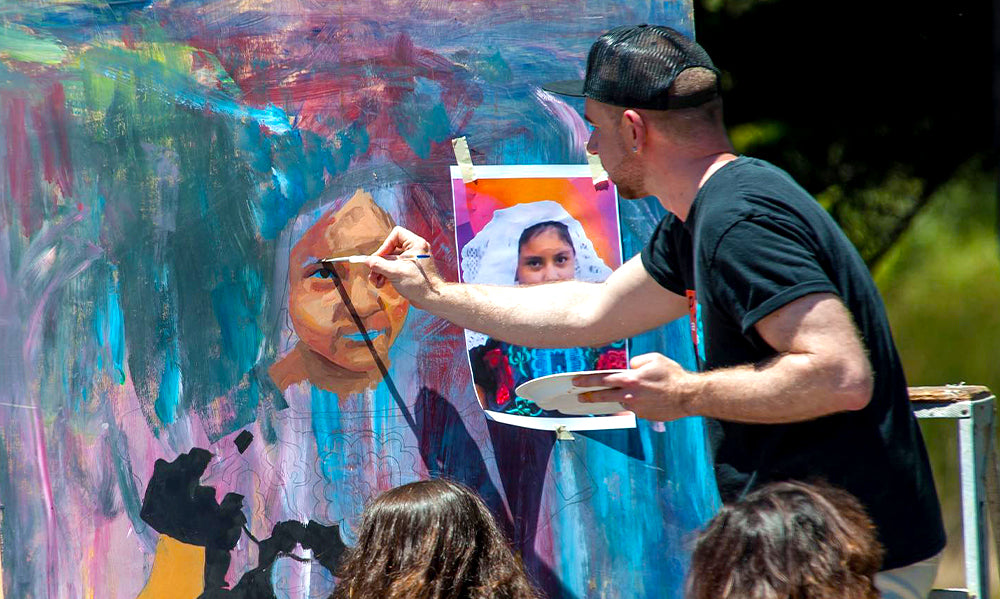 Live Painting at Palenke Arts Festival