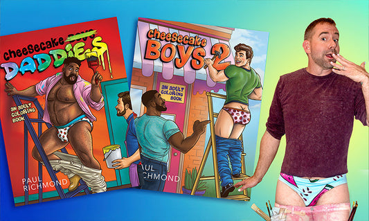 Artist Paul Richmond Releases Two New Pin-Up Coloring Books: Cheesecake Boys 2 & Cheesecake Daddies