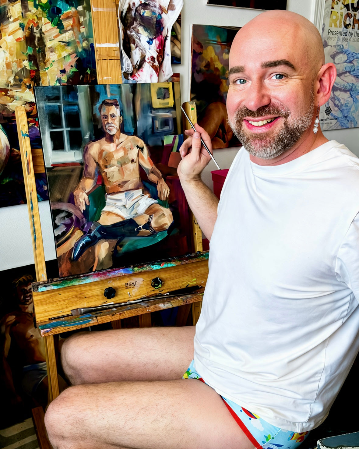 Call Me Dad painting