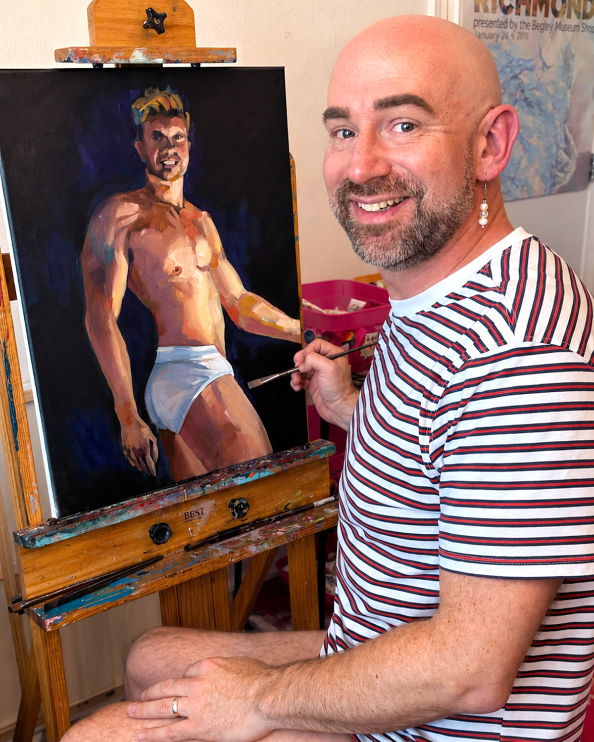 Golden Boy painting