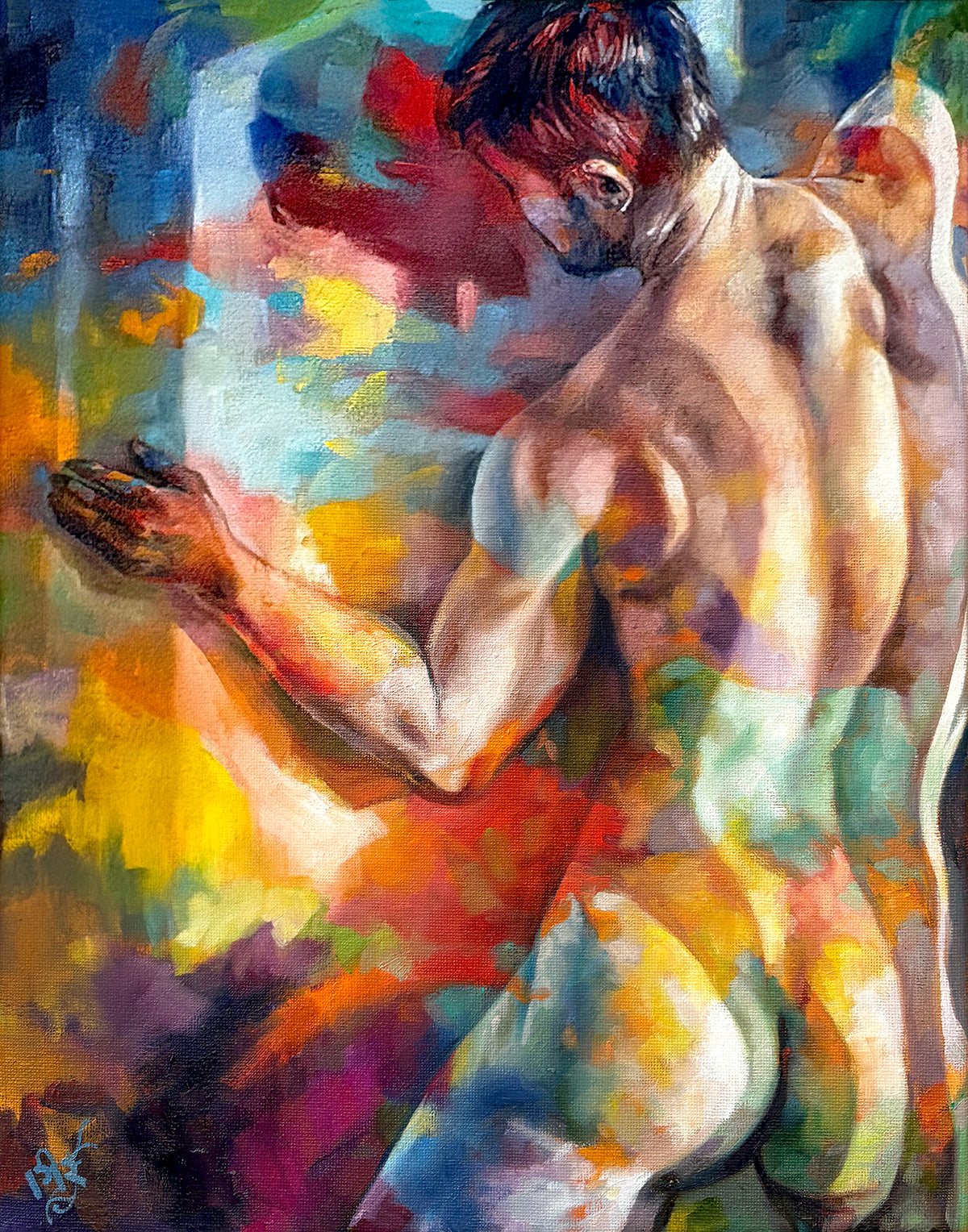 Too Much Light For Them painting
