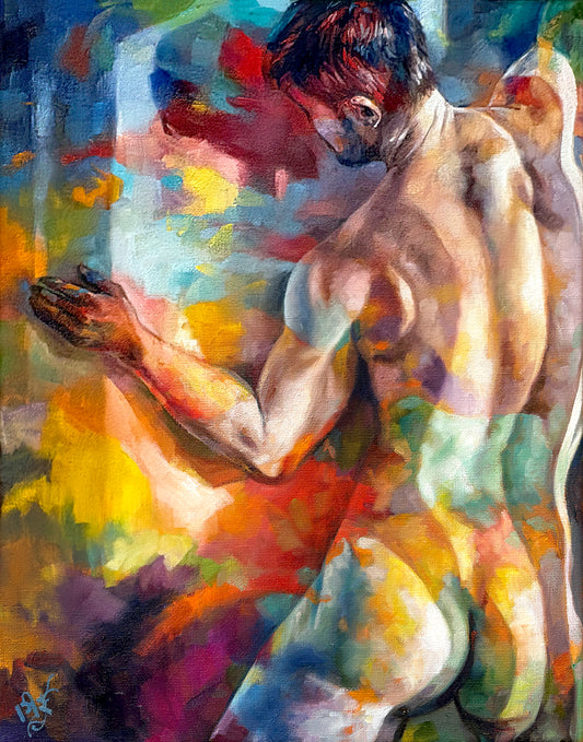 Too Much Light For Them painting