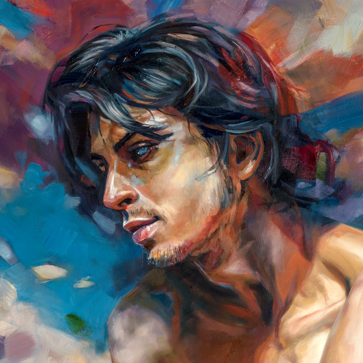 Waiting For An Answer painting
