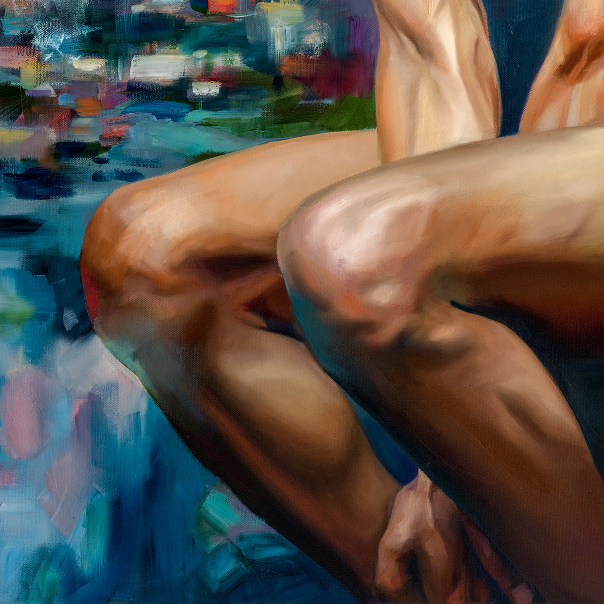 Waiting For An Answer painting