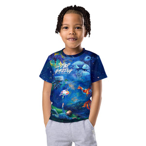 Star Gazing Kids crew neck t-shirt