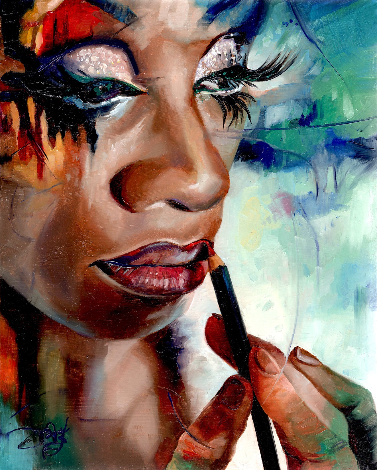 War Paint painting