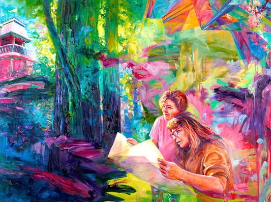 A Good Place to Start painting - Paul Richmond Studio