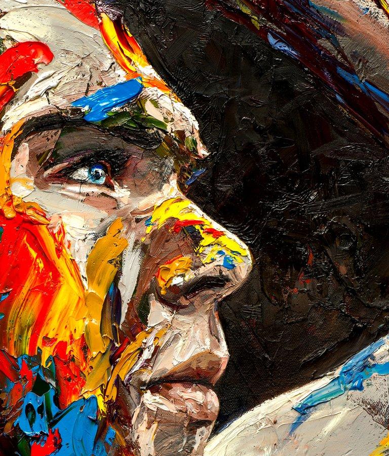 Aftermath painting - Paul Richmond Studio