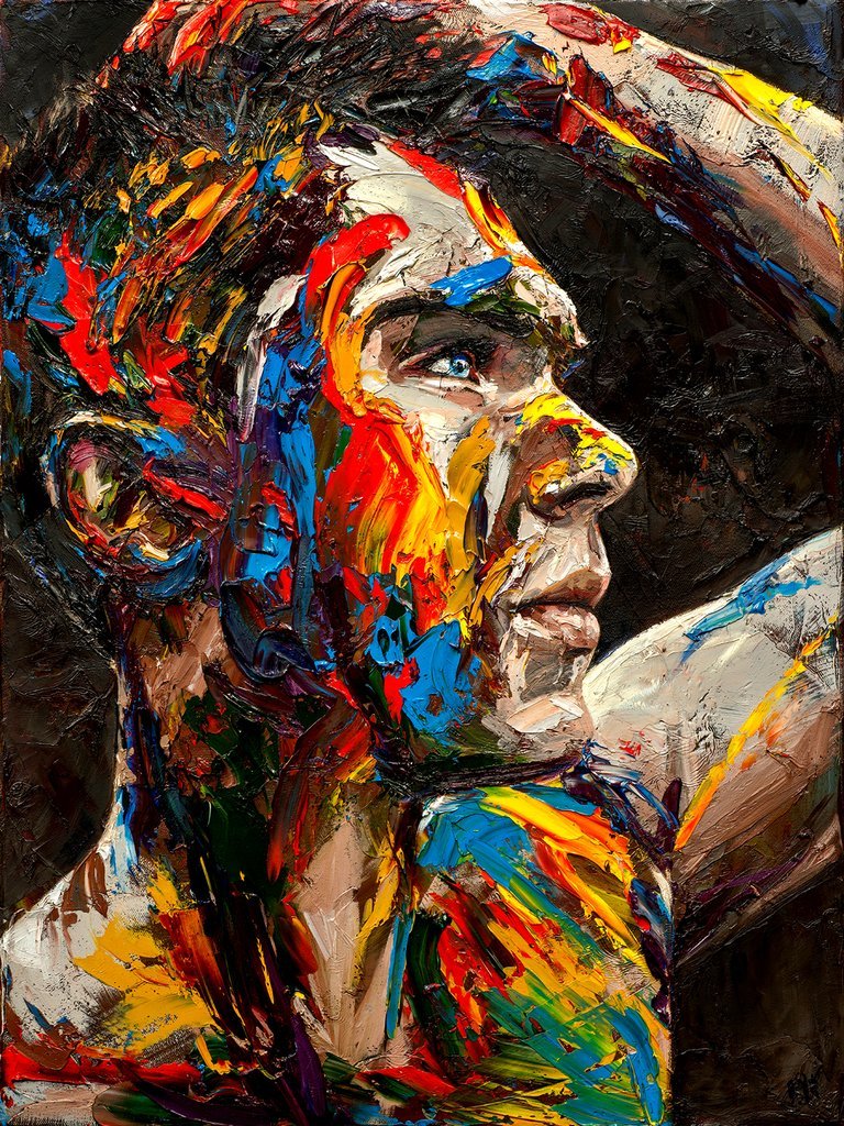 Aftermath painting - Paul Richmond Studio