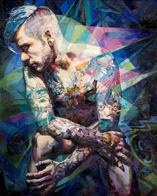 All That's Visible painting - Paul Richmond Studio