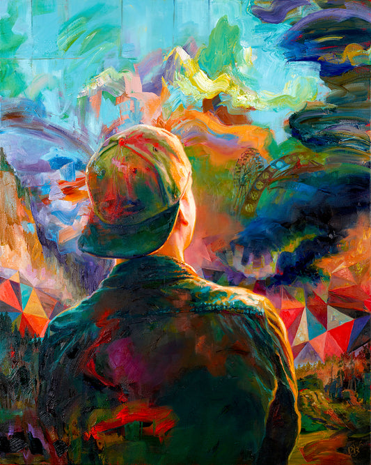All That I Don't Know painting - Paul Richmond Studio