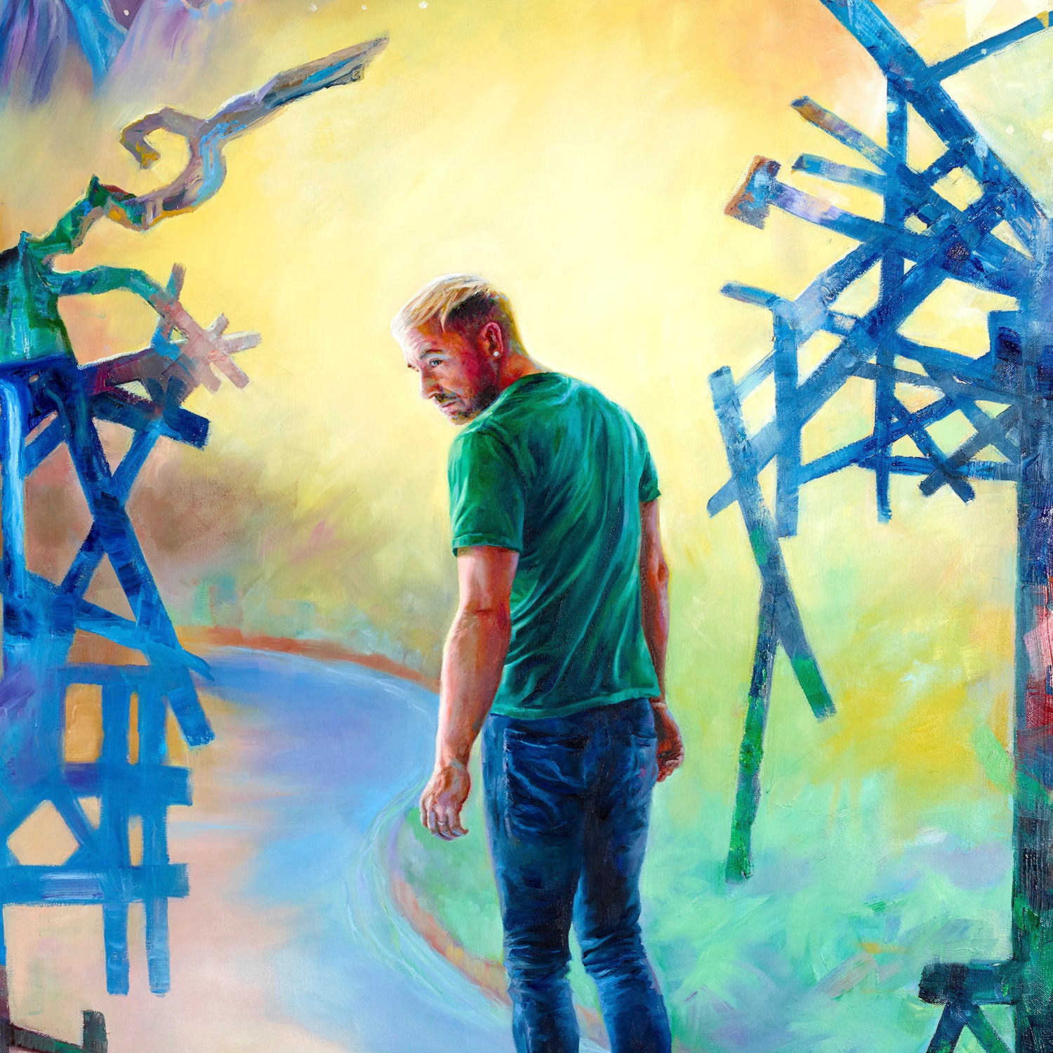 Broken Neverland painting - Paul Richmond Studio