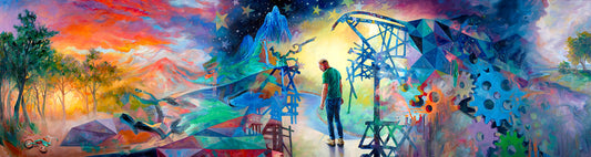 Broken Neverland painting - Paul Richmond Studio