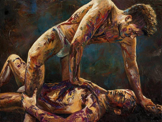 Battleground painting - Paul Richmond Studio