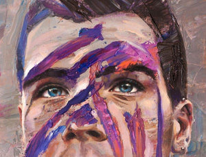 Brave Face painting - Paul Richmond Studio