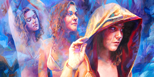 Cloaked painting - Paul Richmond Studio