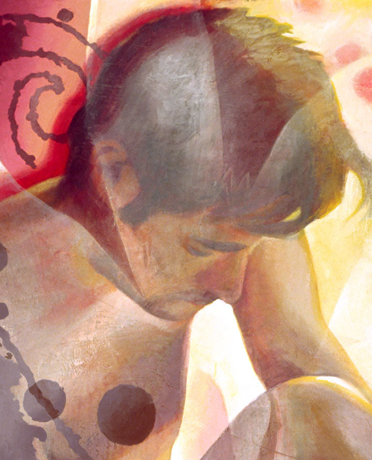 Contemplating His Dharma painting - Paul Richmond Studio