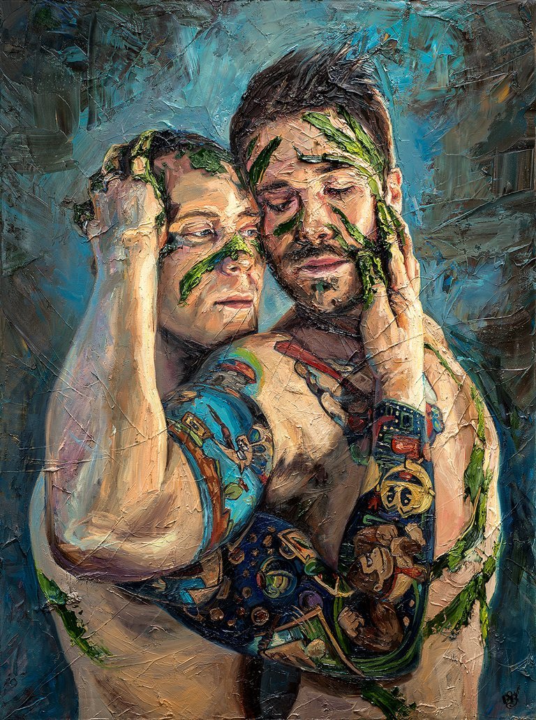 Camouflage painting - Paul Richmond Studio