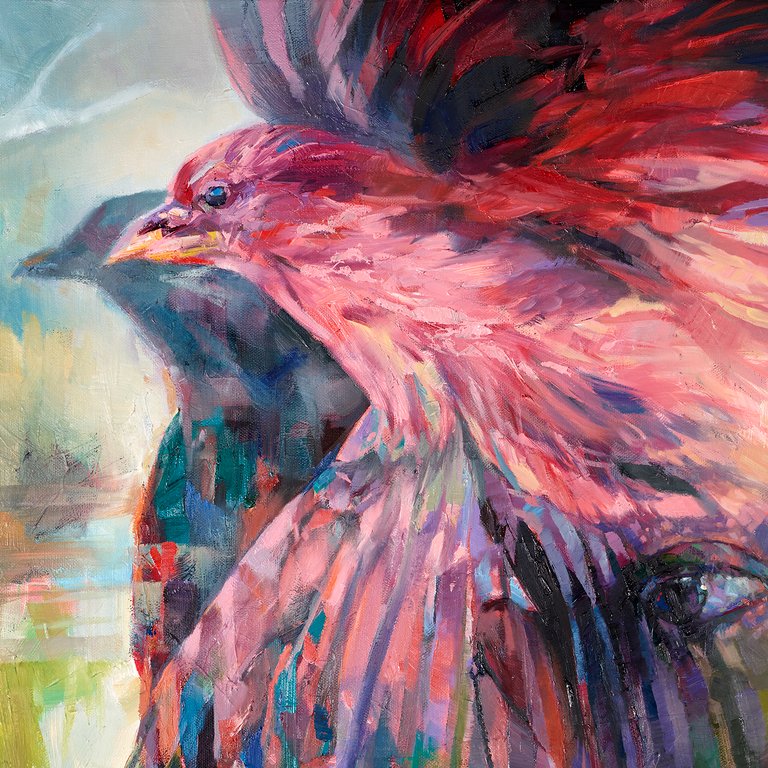Catching the Wind painting - Paul Richmond Studio