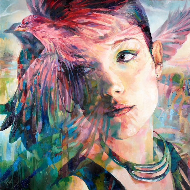 Catching the Wind painting - Paul Richmond Studio