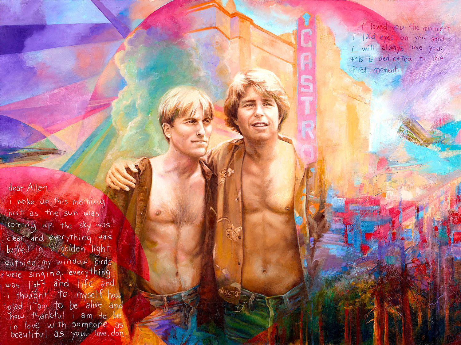 Dear Allen painting - Paul Richmond Studio