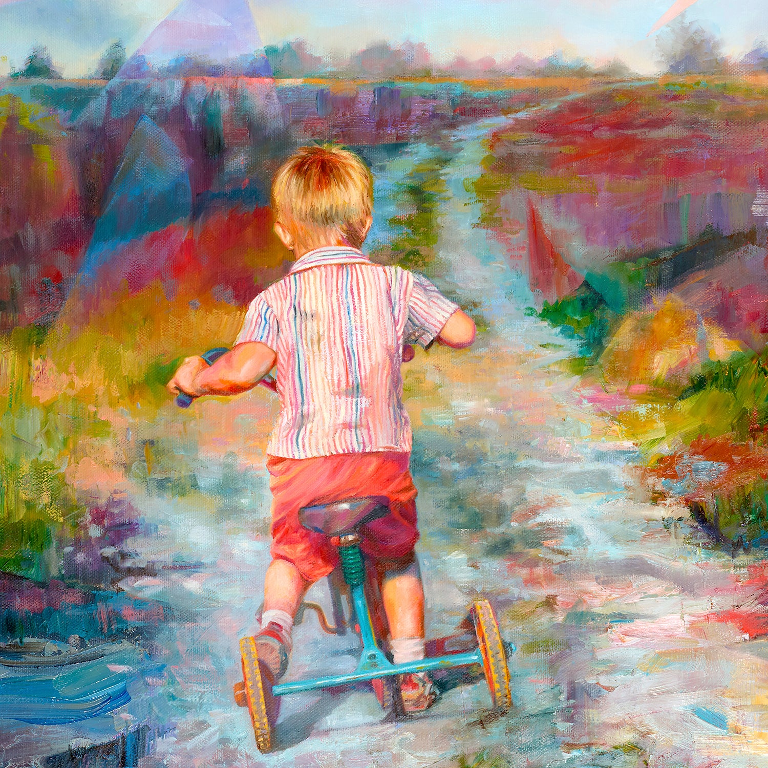 Departure painting - Paul Richmond Studio