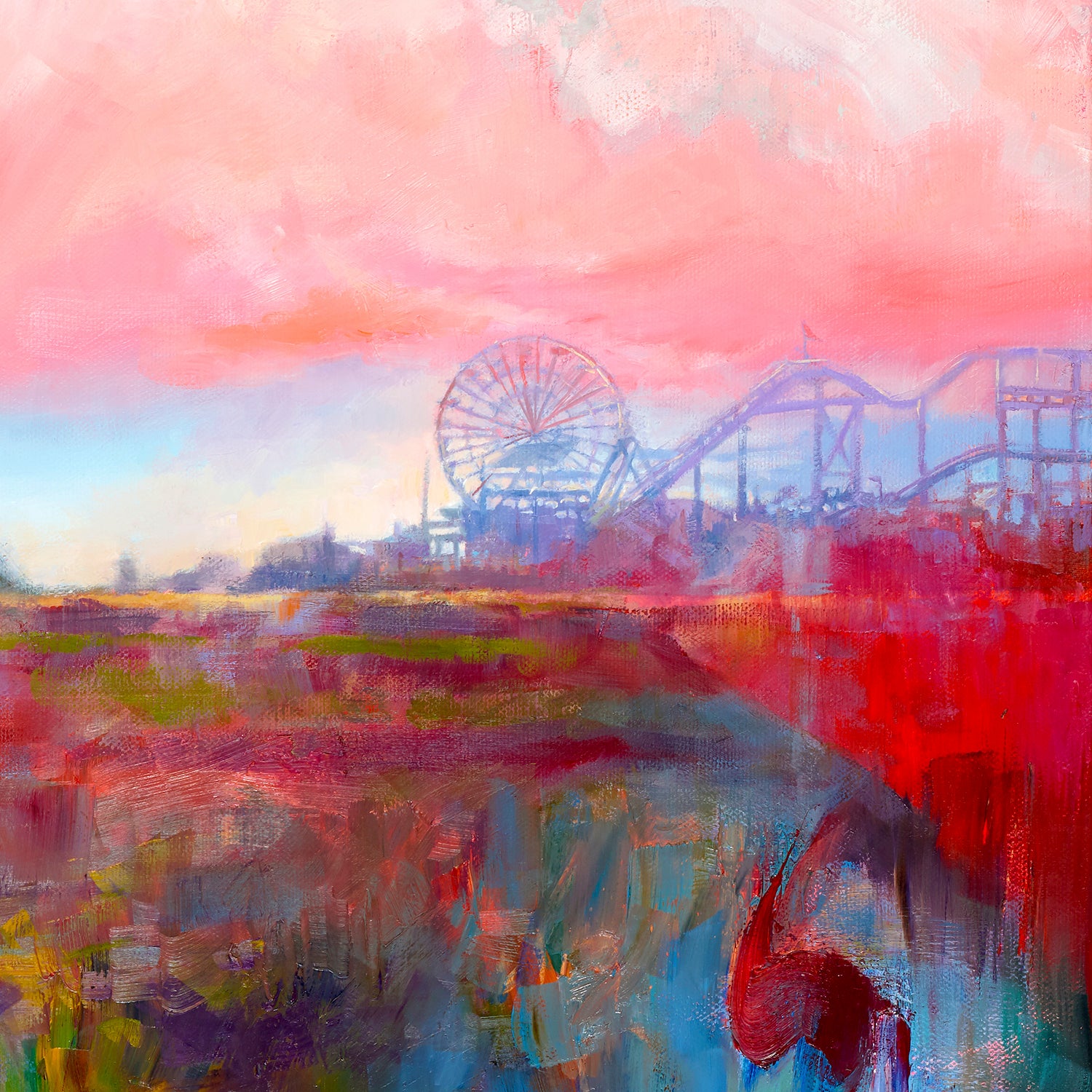 Departure painting - Paul Richmond Studio