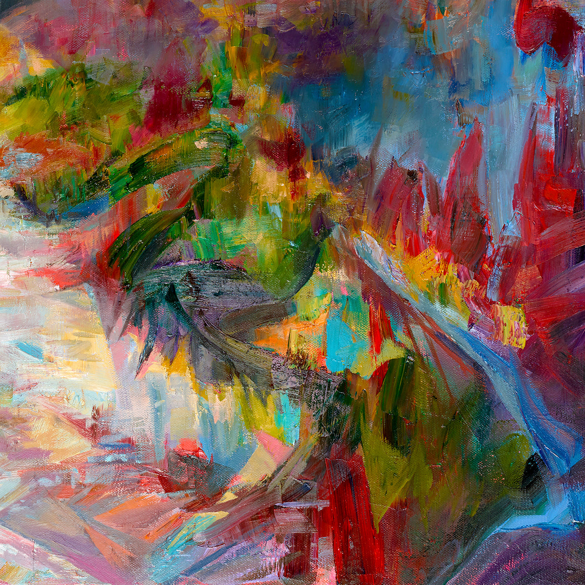 Departure painting - Paul Richmond Studio