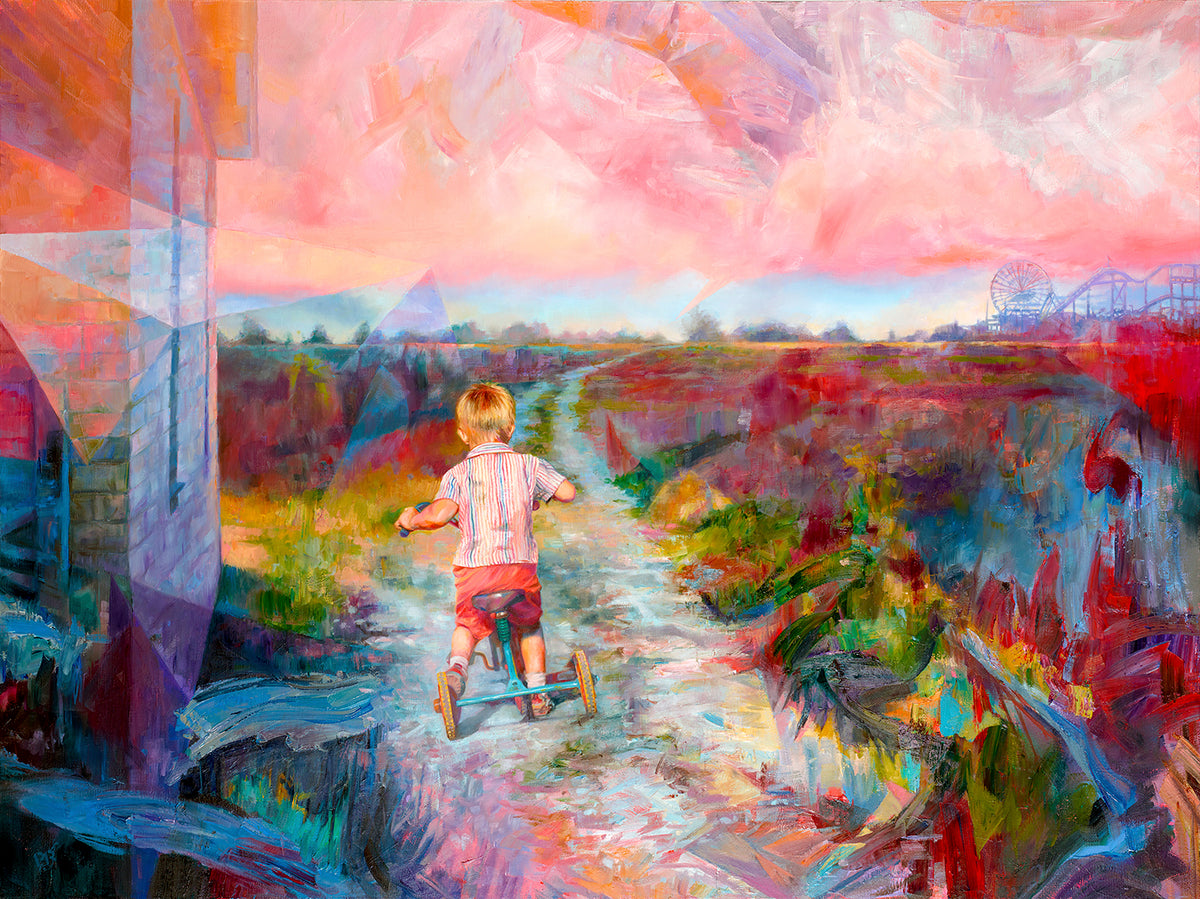 Departure painting - Paul Richmond Studio