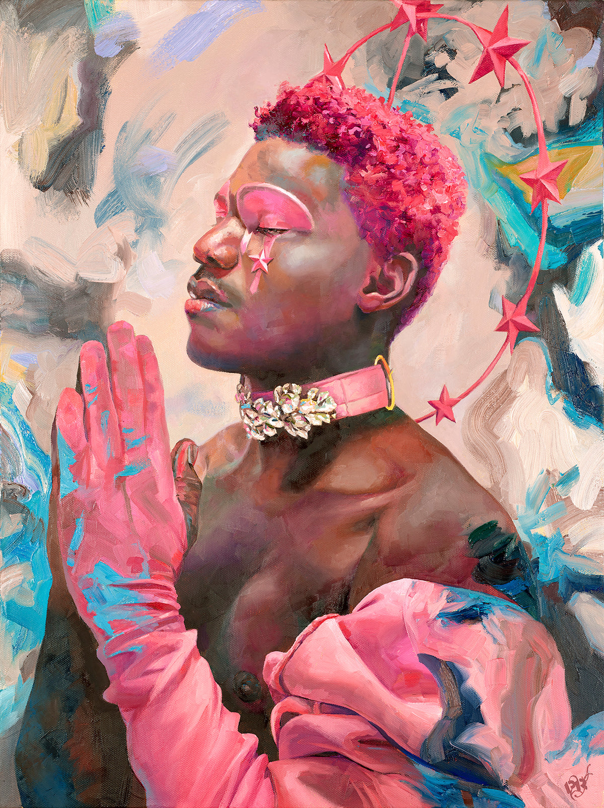 Divinity painting - Paul Richmond Studio