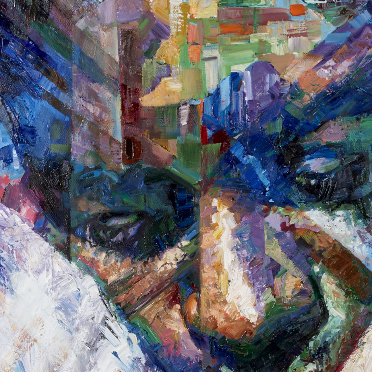 Deep Down painting - Paul Richmond Studio