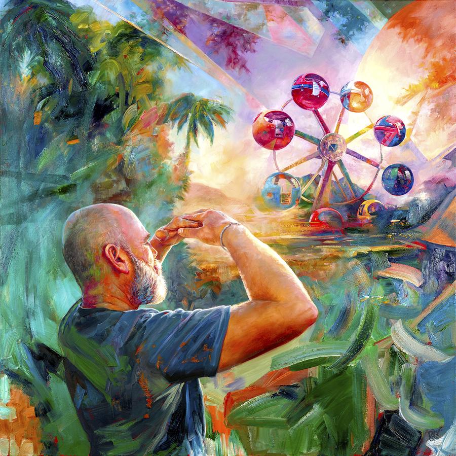 Discovery painting - Paul Richmond Studio