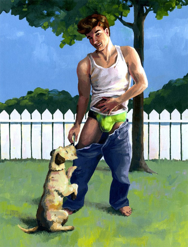 Dog Days print - Paul Richmond Studio