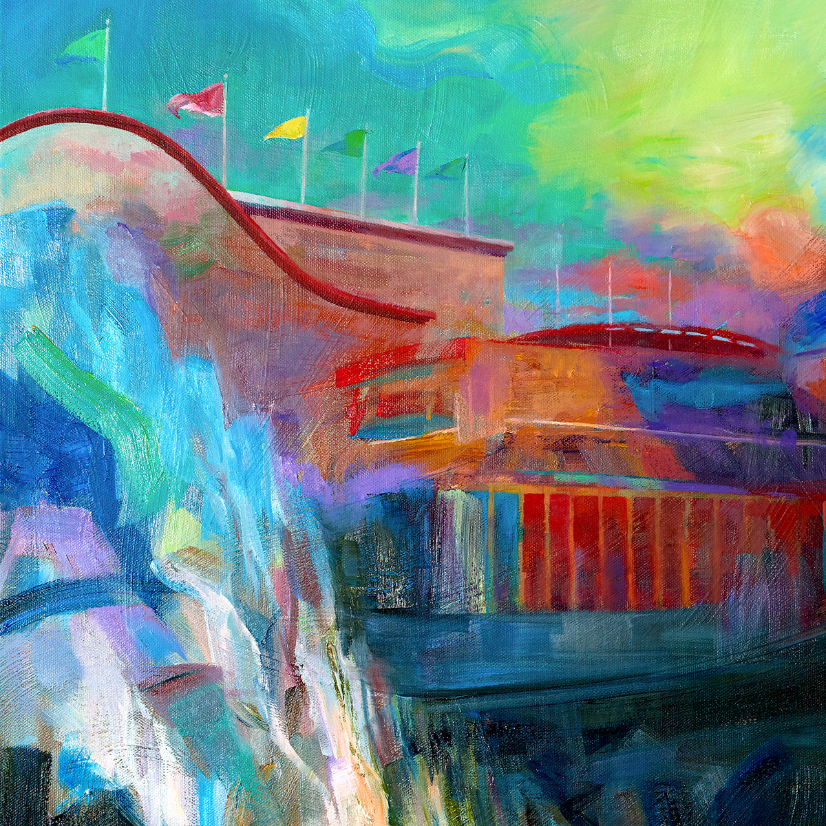 Echoes painting - Paul Richmond Studio