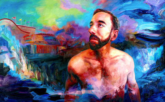 Echoes painting - Paul Richmond Studio