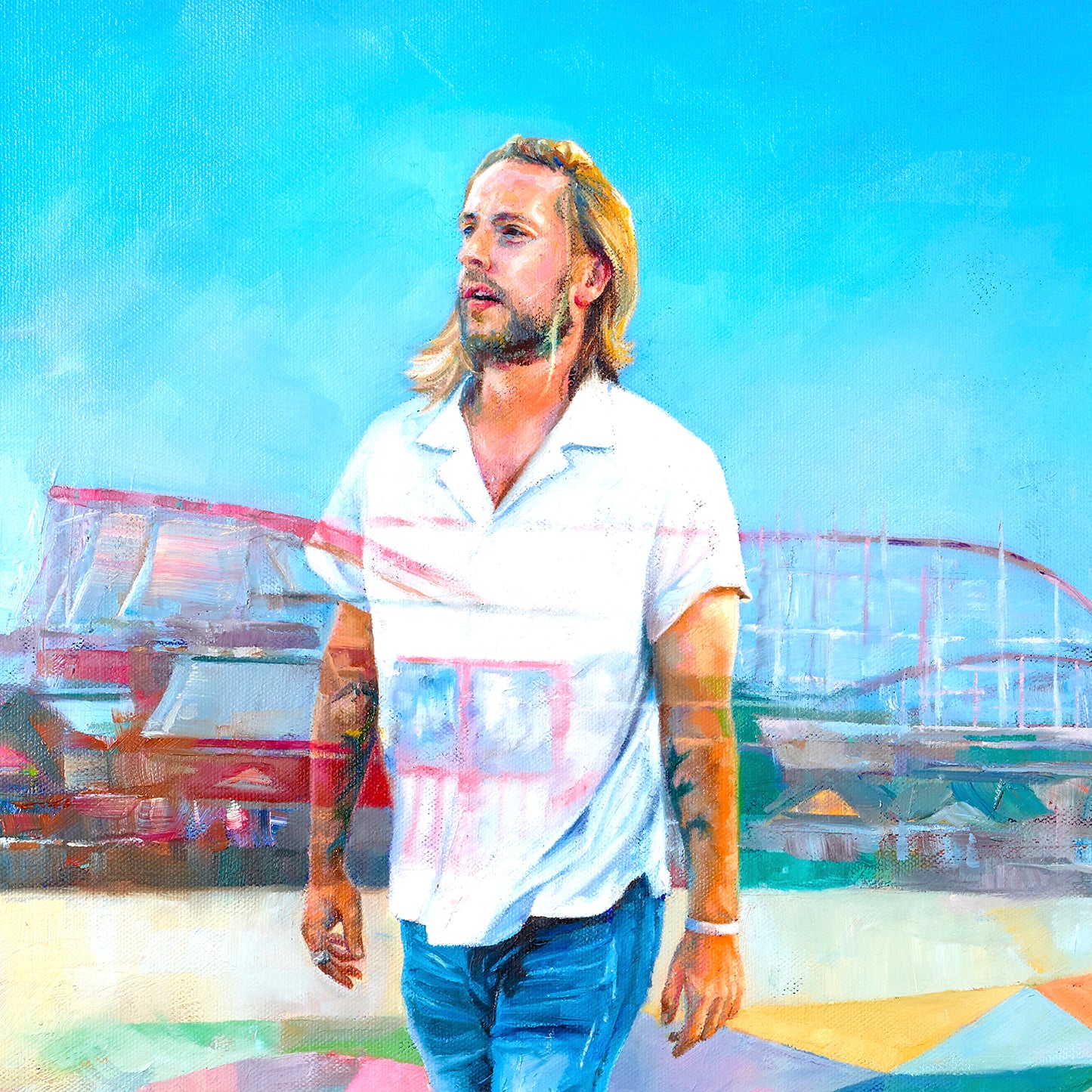 Forge Ahead painting - Paul Richmond Studio