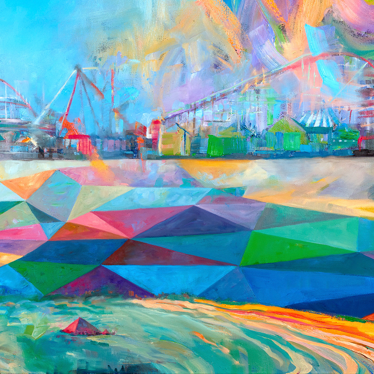 Forge Ahead painting - Paul Richmond Studio