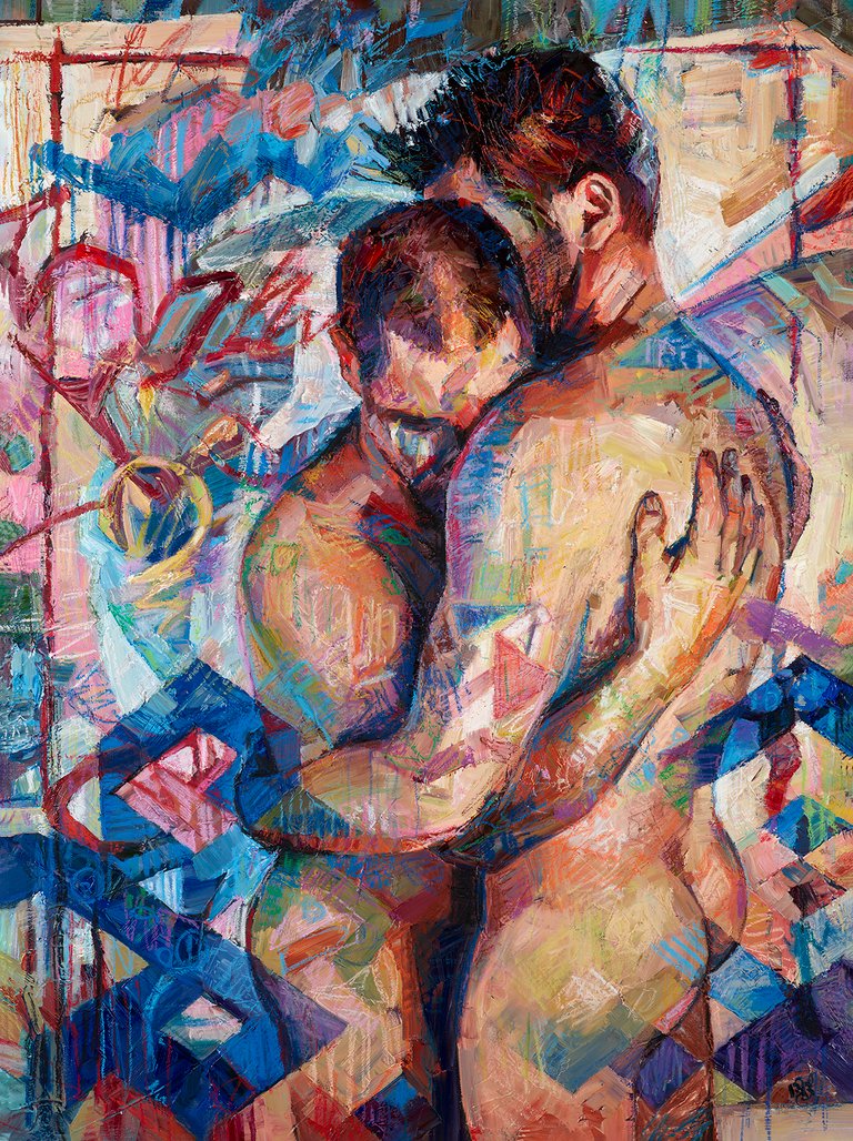 Here and Now painting - Paul Richmond Studio