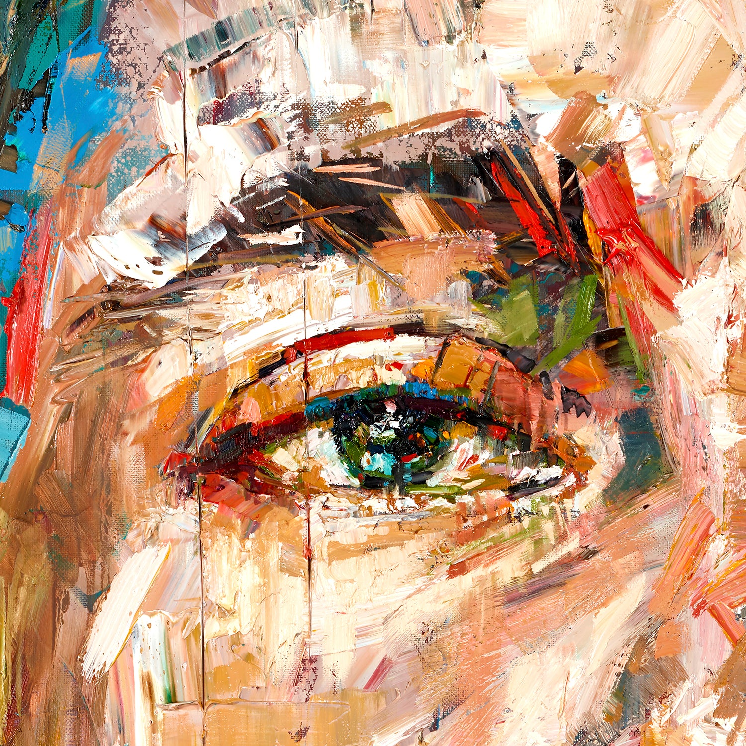 Holding On painting - Paul Richmond Studio