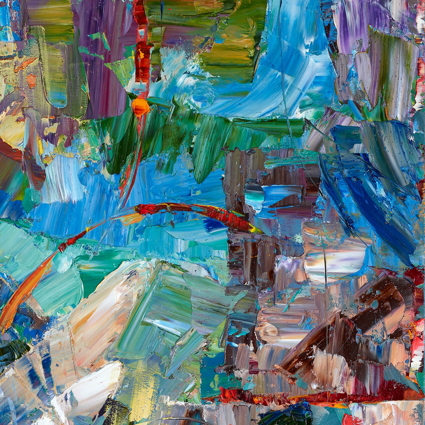 In Pieces painting - Paul Richmond Studio