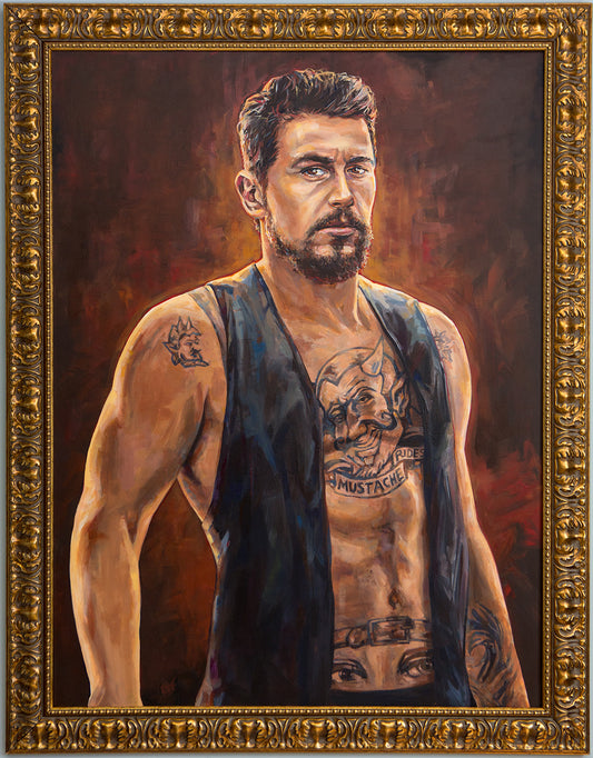 James Franco, The Long Home painting - Paul Richmond Studio