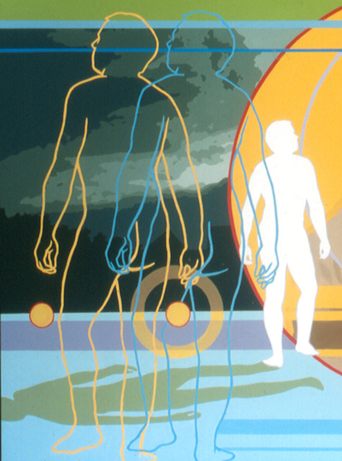 Looking For Something painting - Paul Richmond Studio