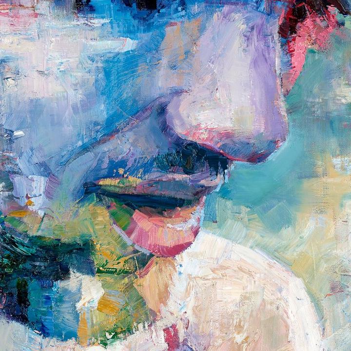 Letting Go painting - Paul Richmond Studio