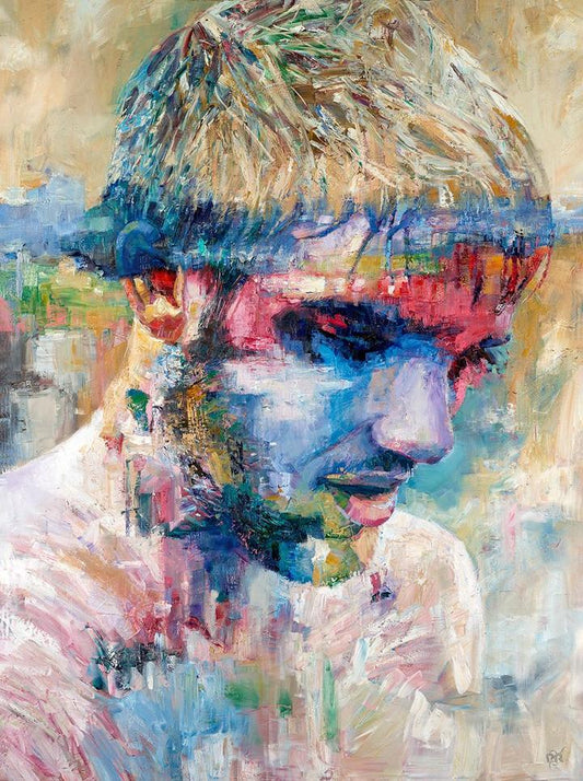 Letting Go painting - Paul Richmond Studio